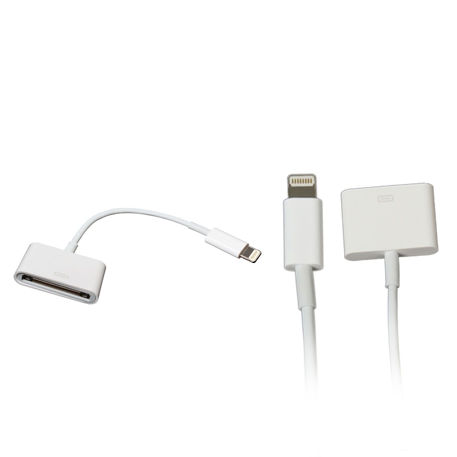 Adaptador de cabo de sincronização de sincronização de carga de 8 pinos a 30 pinos para iPhone 5 iPad mini ipod nano 7th