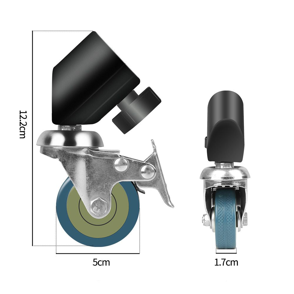 SH 16-22mm Professional Universal Pro 3 Wheels Multi-Function Photography Studio Heavy Lighting Century Photography Accessories