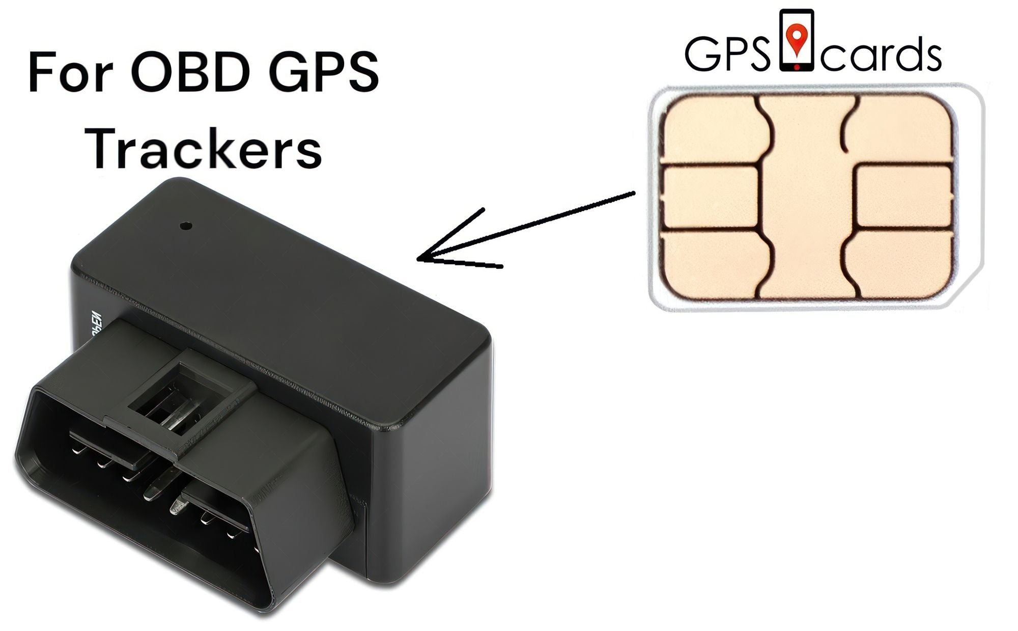 Carte SIM de suivi de la voiture activée pour tous les types d'équipements de tracker automobile