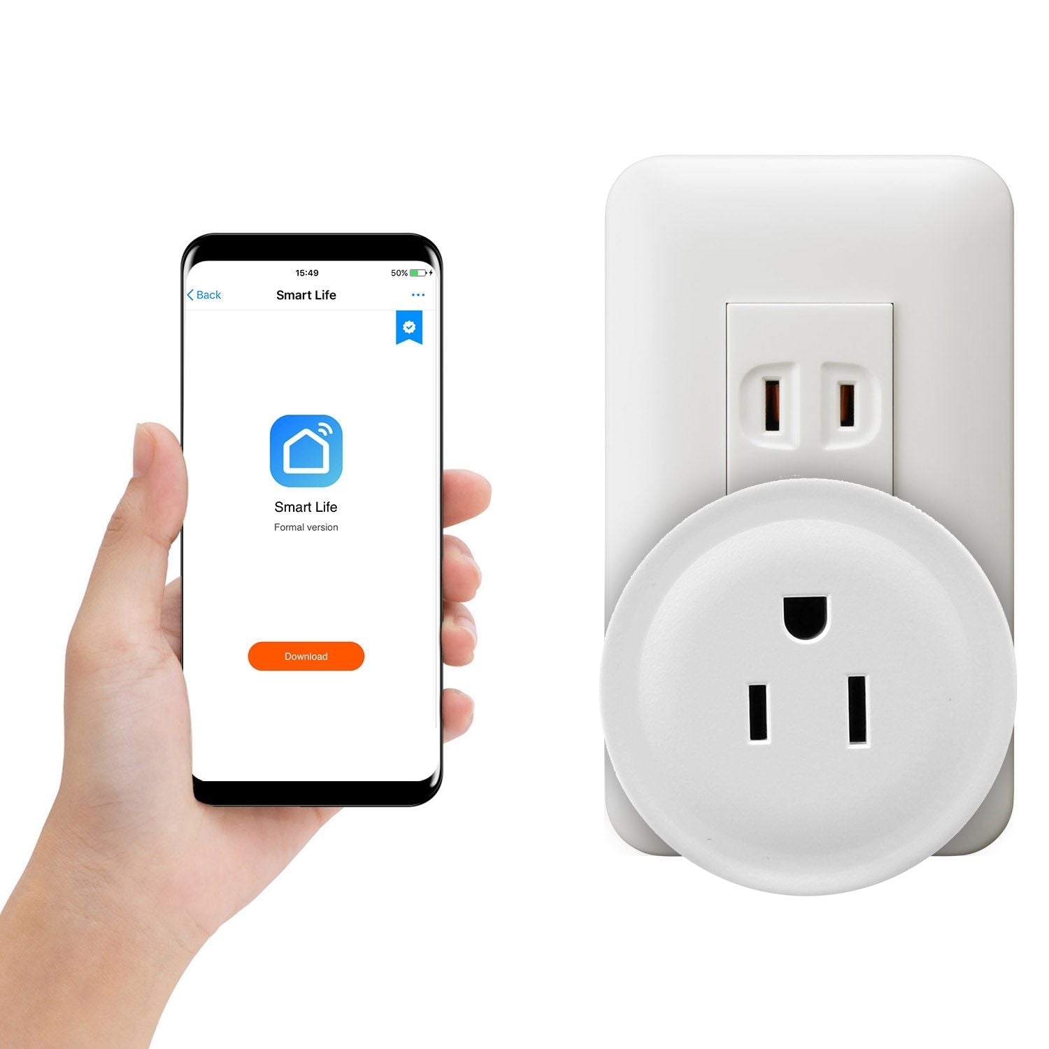 WiFi Cliste Plug Asraon App Soicéad Cliste Sreang Sreang Sreang App Cian -Rialú Guth -Rialú Alexa Google Us