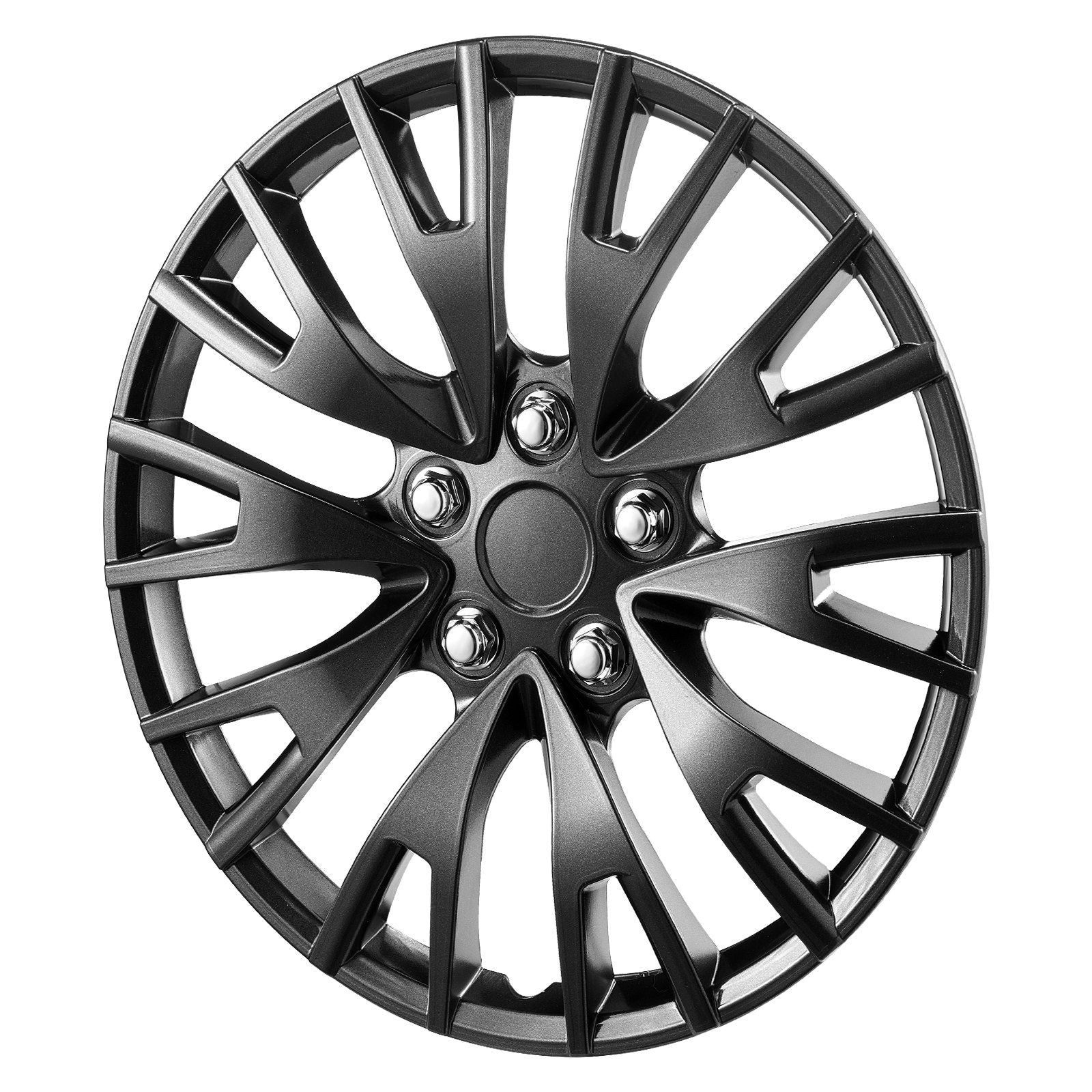 Vevor 16 "Wheel Rim Cover Hubcaps Set ng 4 Sturdy Hubcap Para sa Lahat ng Paggamit ng Panahon