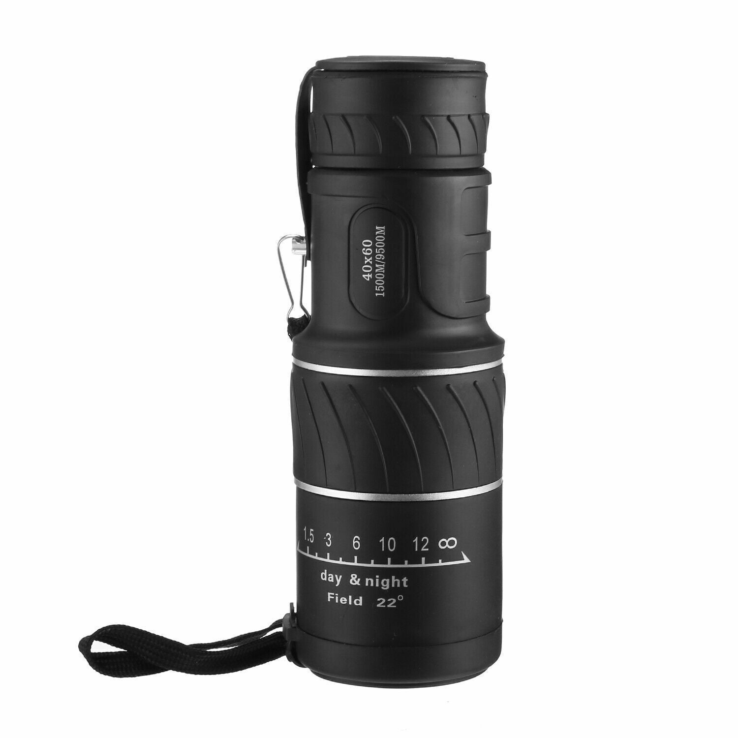 Fís Oíche 40x60 Lá HD HD Optúil Monocular Camping Camping Teileascóp Teileascóp Life Uiscedhíonach, Monocular Frith-Cheo oiriúnach le haghaidh Breathnú ar Ainmhithe Dúlra