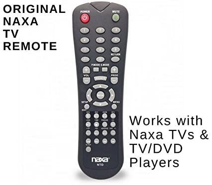 Naxa Original Replacement Remote Control for Naxa NT and NTD Model 12 Volt TVs and TV/DVD Combo Players