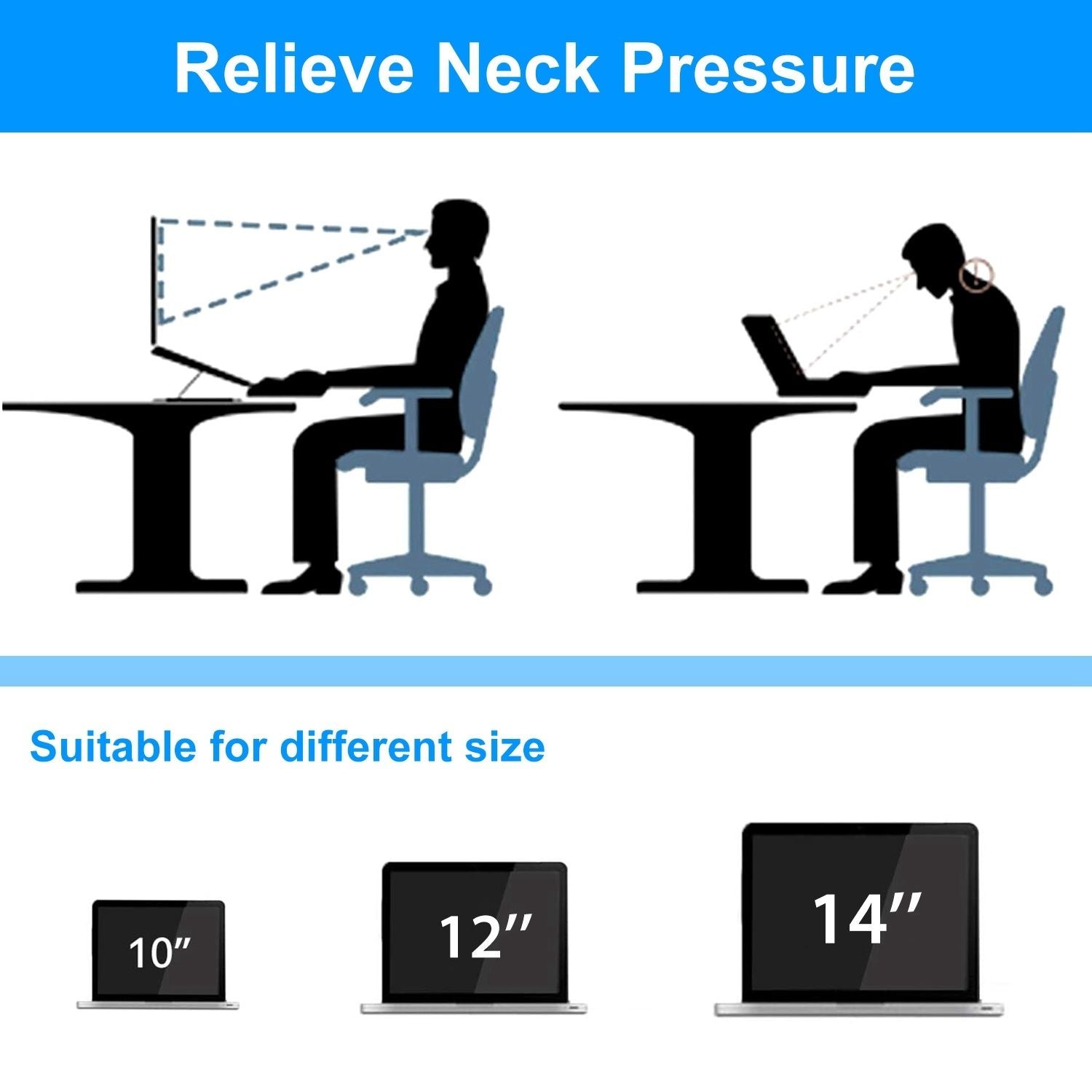 Foldable Laptop Stand Angle Adjustable Tablet PC Holder Riser Portable Ventilated Laptop Phone Desktop Holder Tray