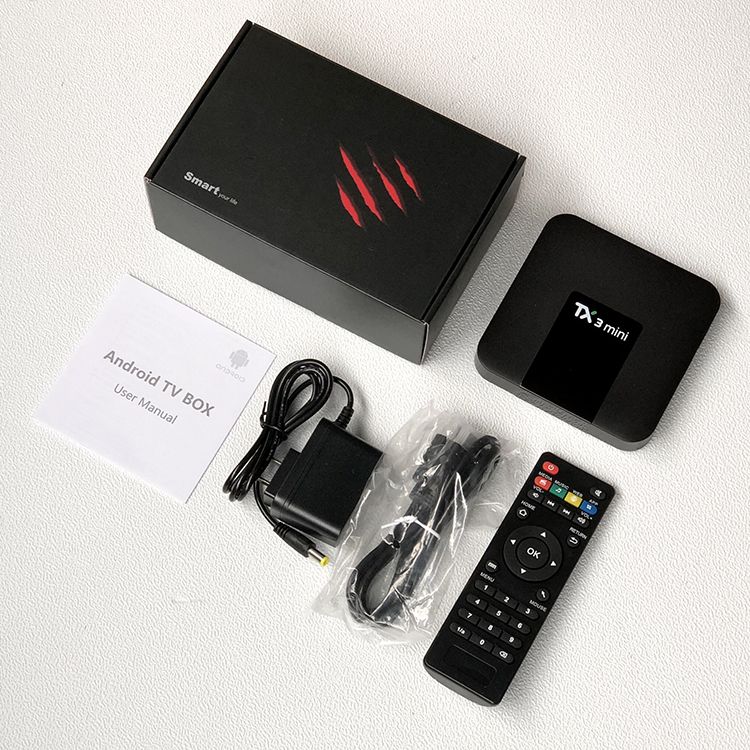 Android TV Box TX3 Mini Amlogic S905W dengan WiFi 2.4G Android 8.1 TV Box 1G/8G 2G/16G Media Player