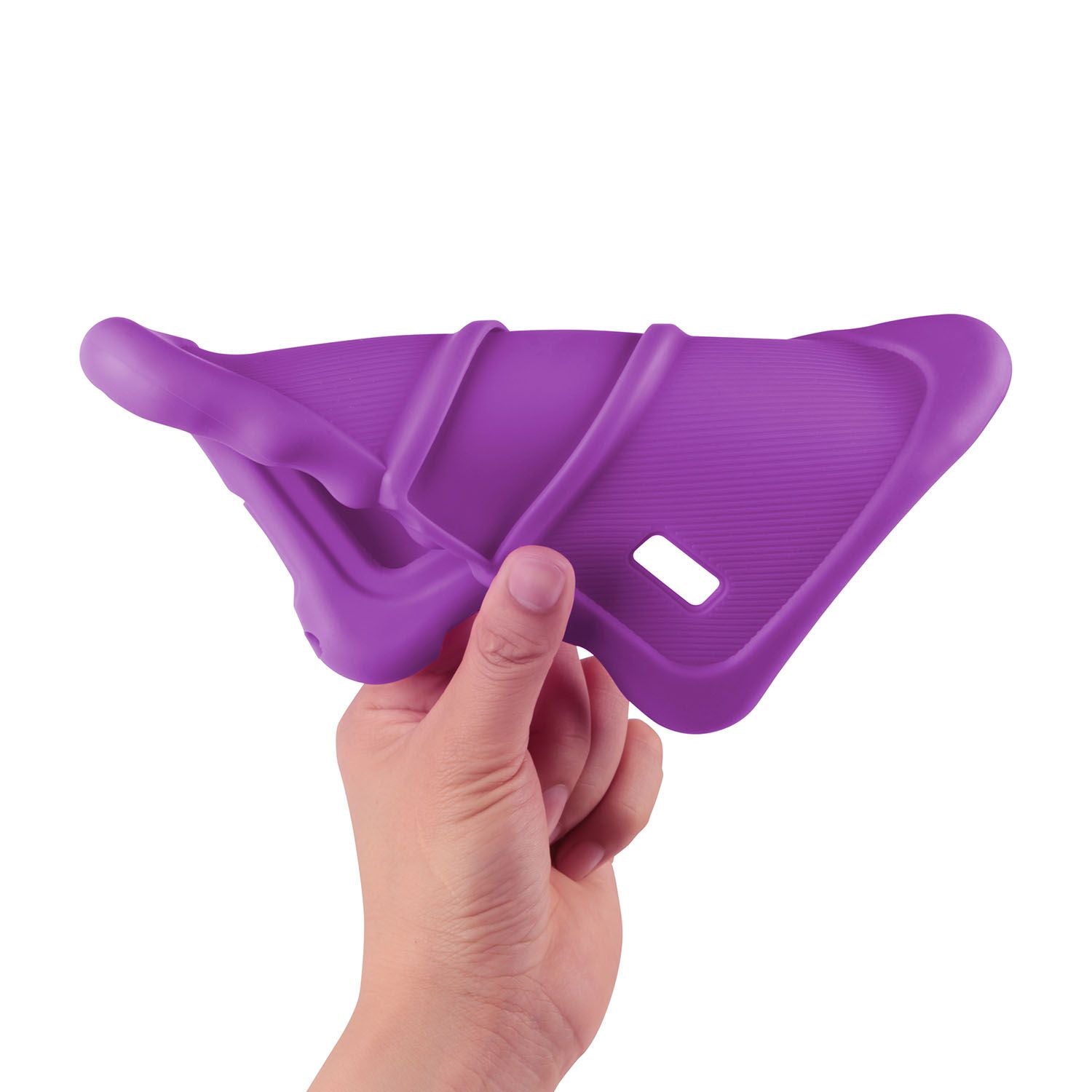 Shock-resistant Silicone Snap-on Case with Stand for 7' Tablets