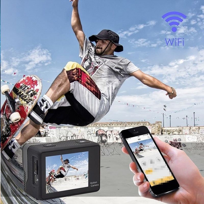 Все профессиональные спортивные камеры с 1080p HD и Wi -Fi 18 ПК аксессуаров включены