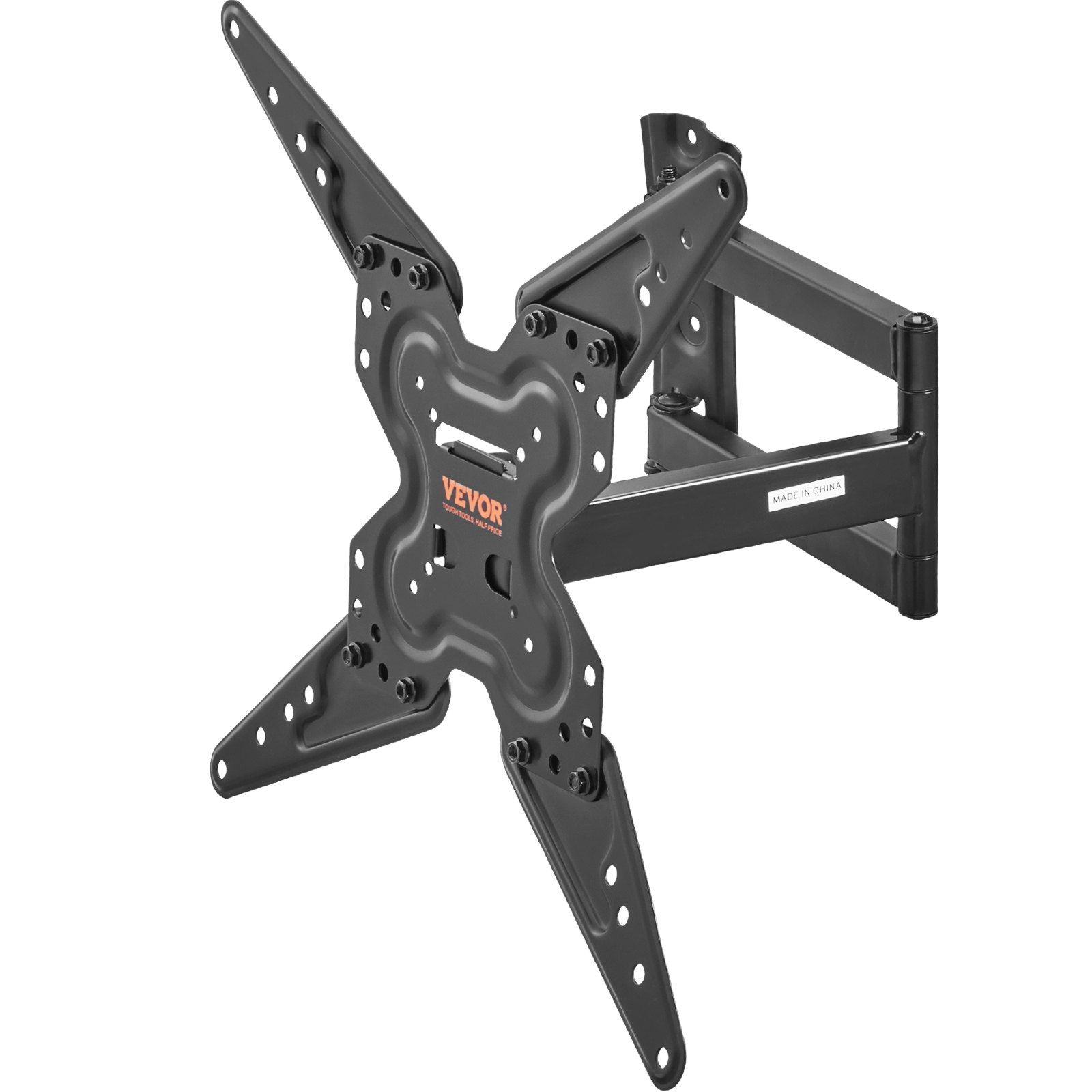 Ang Vevor Full Motion TV Mount ay umaangkop para sa karamihan ng 26-55 pulgada TV, swivel tilt pahalang na pagsasaayos ng TV wall mount bracket na may articulate braso, max vesa 400x400mm, humahawak ng hanggang sa 99 lbs