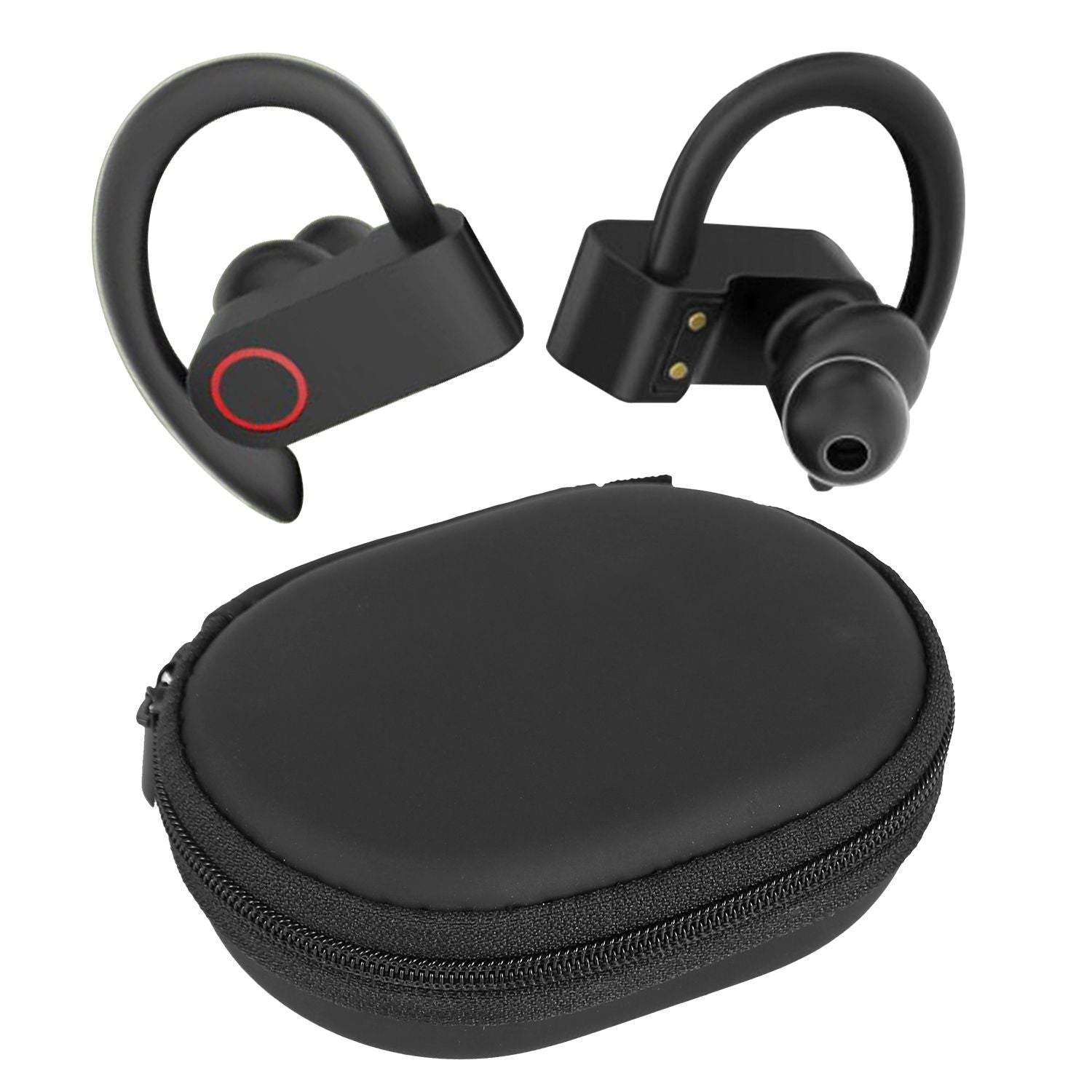 TWS Wireless v5.3 Earuds IPX4 Vattentäta sporthuvuden 48 timmar som spelar sportörlurar för gymnastikskörning