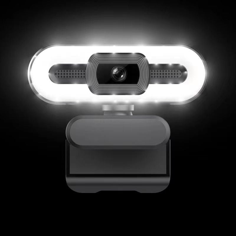 HD -Web -Cam mit ovalem LED -Ringlicht