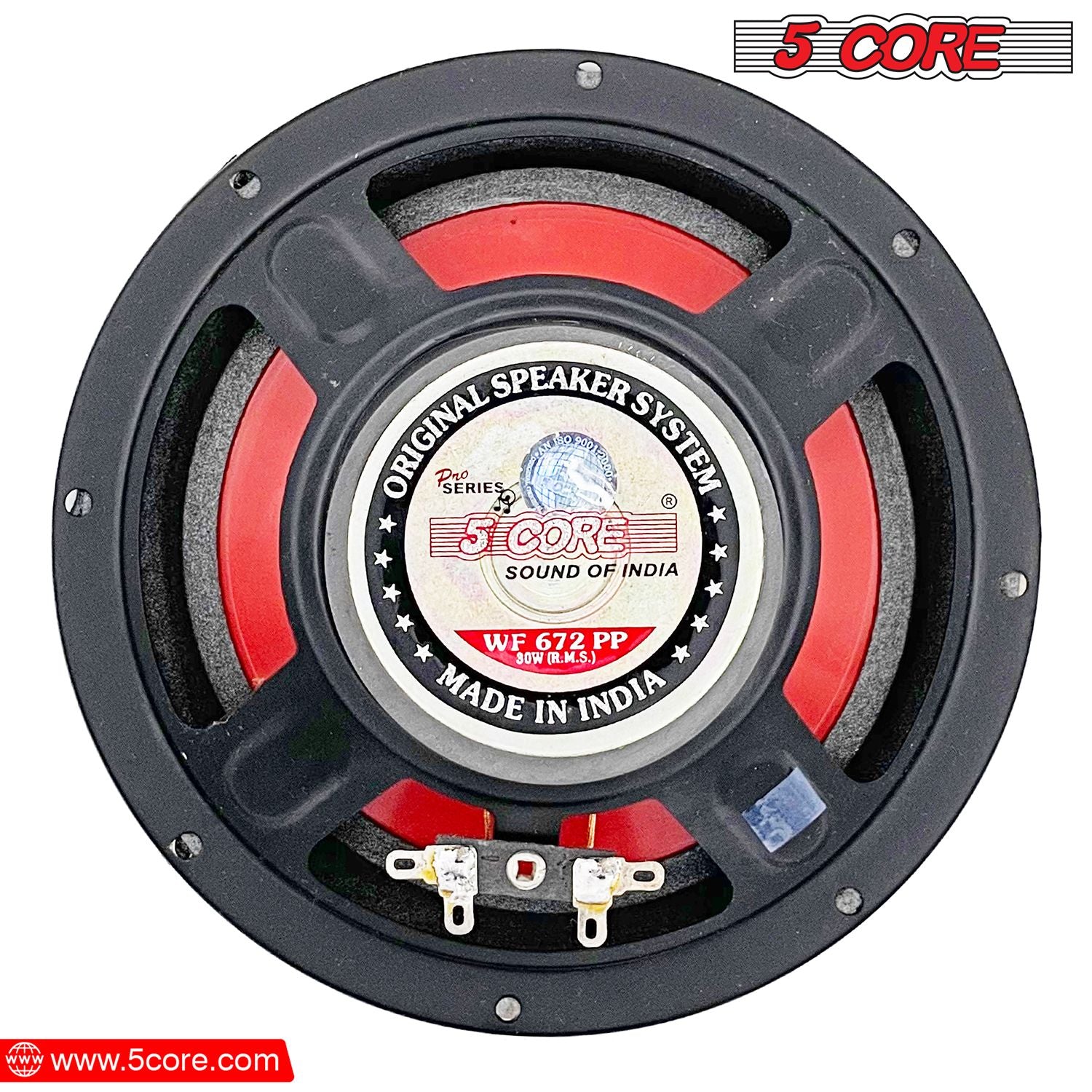 5 core 6 pouces subwoofer haut-parleur remplacement woofer 4 ohm 300w peak pro composant composant voiture sub woofer - wf 672 pp