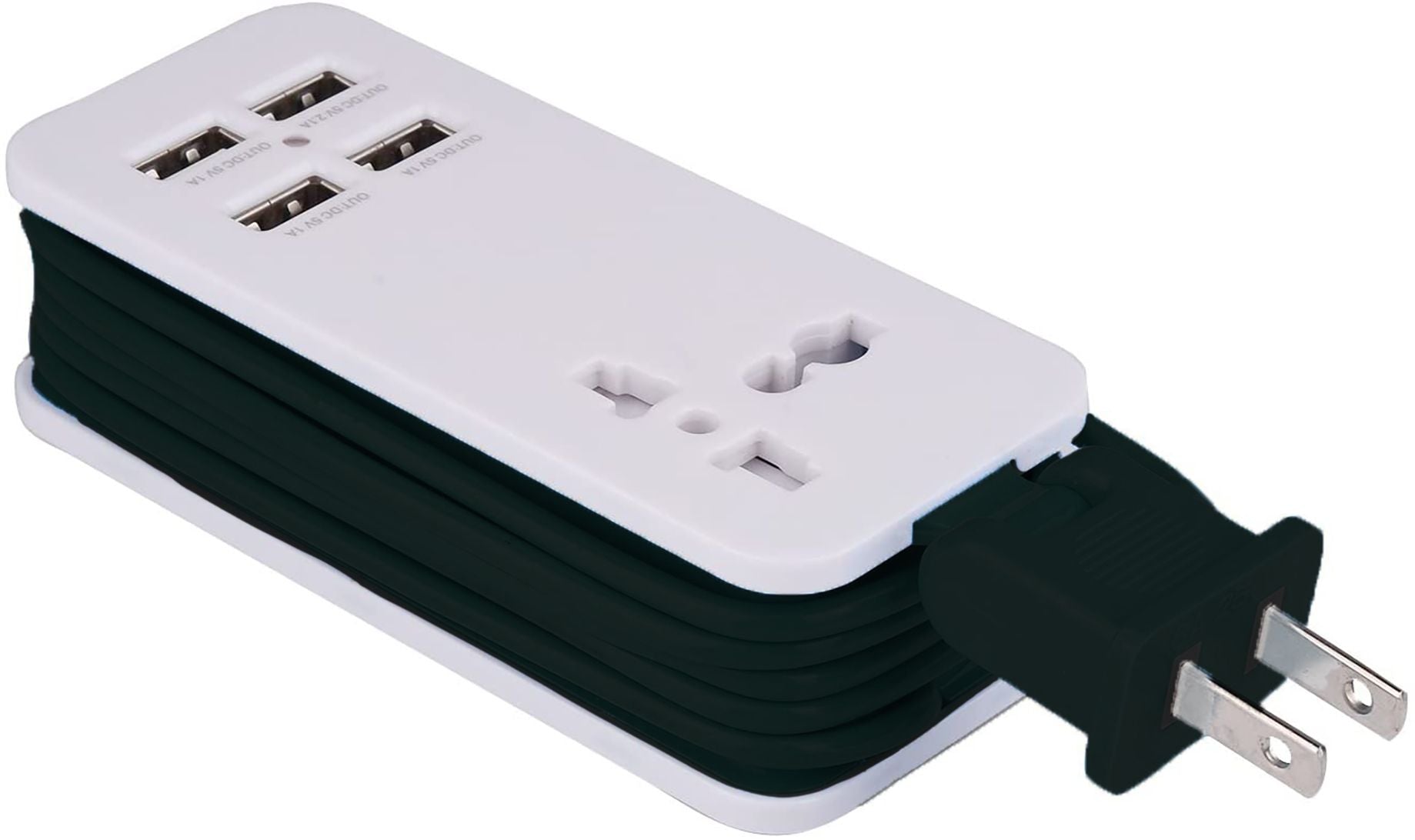 4 Port USB et Universal Outlet Charging Station