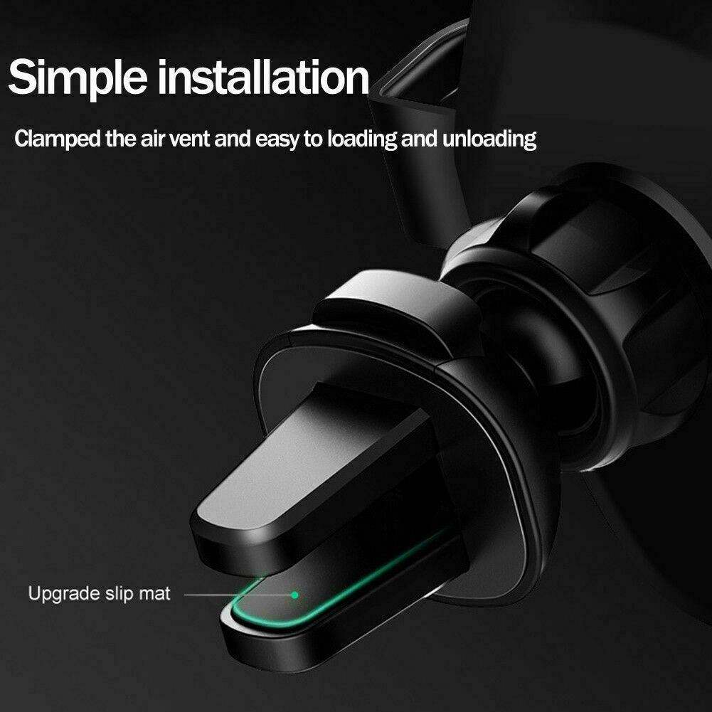 10W Wireless Fast Car Charger Mount Holder Stand Awtomatikong Clamping Charging