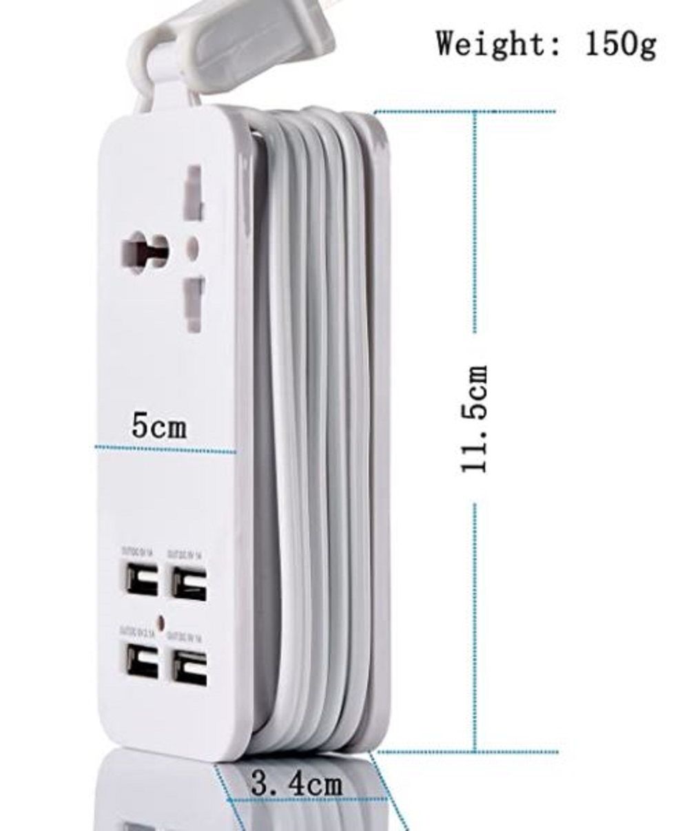 4 Port USB et Universal Outlet Charging Station