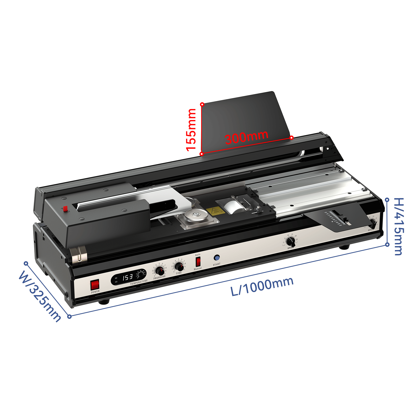 A4 Size High Quanlity Desktop Wireless Fully-auto Hot Melt Glue Book Binding Machine for Office School Use