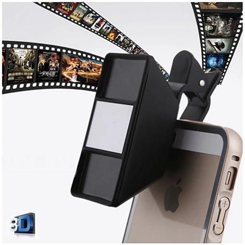 Clip 3D ma thuật trên ống kính cho điện thoại thông minh và máy tính bảng của bạn