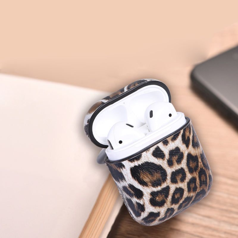 Habitat Air Pod Protective Cover Case in Leopard Print