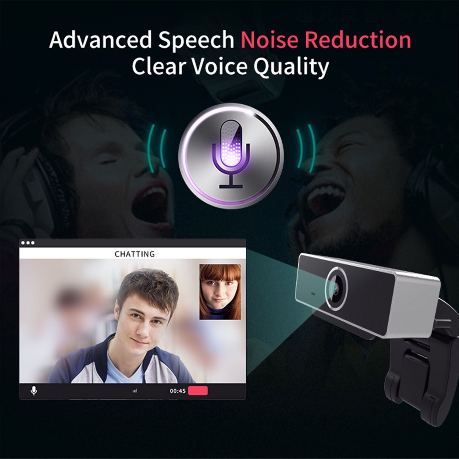 FHD 1080P Webcam USB PC Computer Webcam Auto Focus Sa Microphone 60-Degree Widescreen Desktop Laptop Webcam Live Streaming Webcam