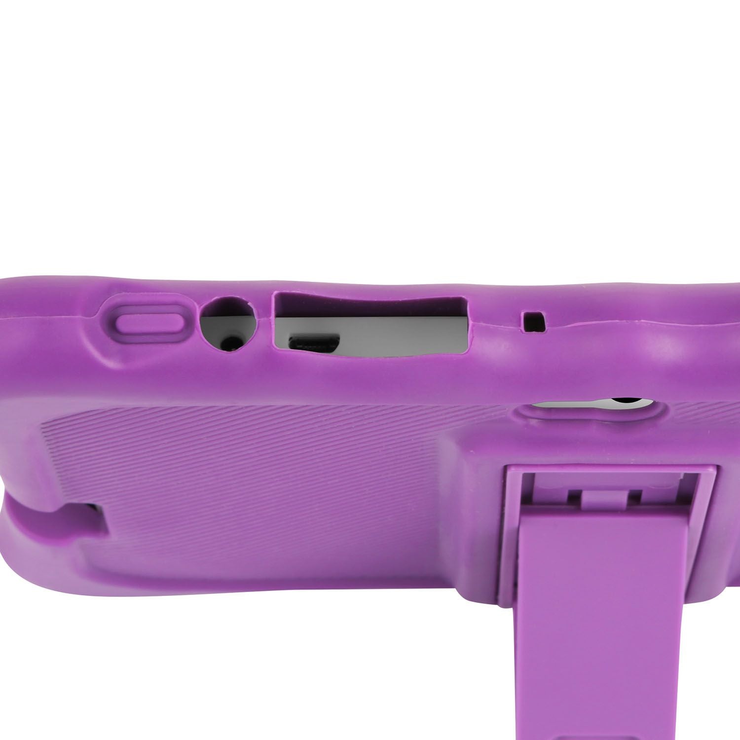 Shock-resistant Silicone Snap-on Case with Stand for 7' Tablets