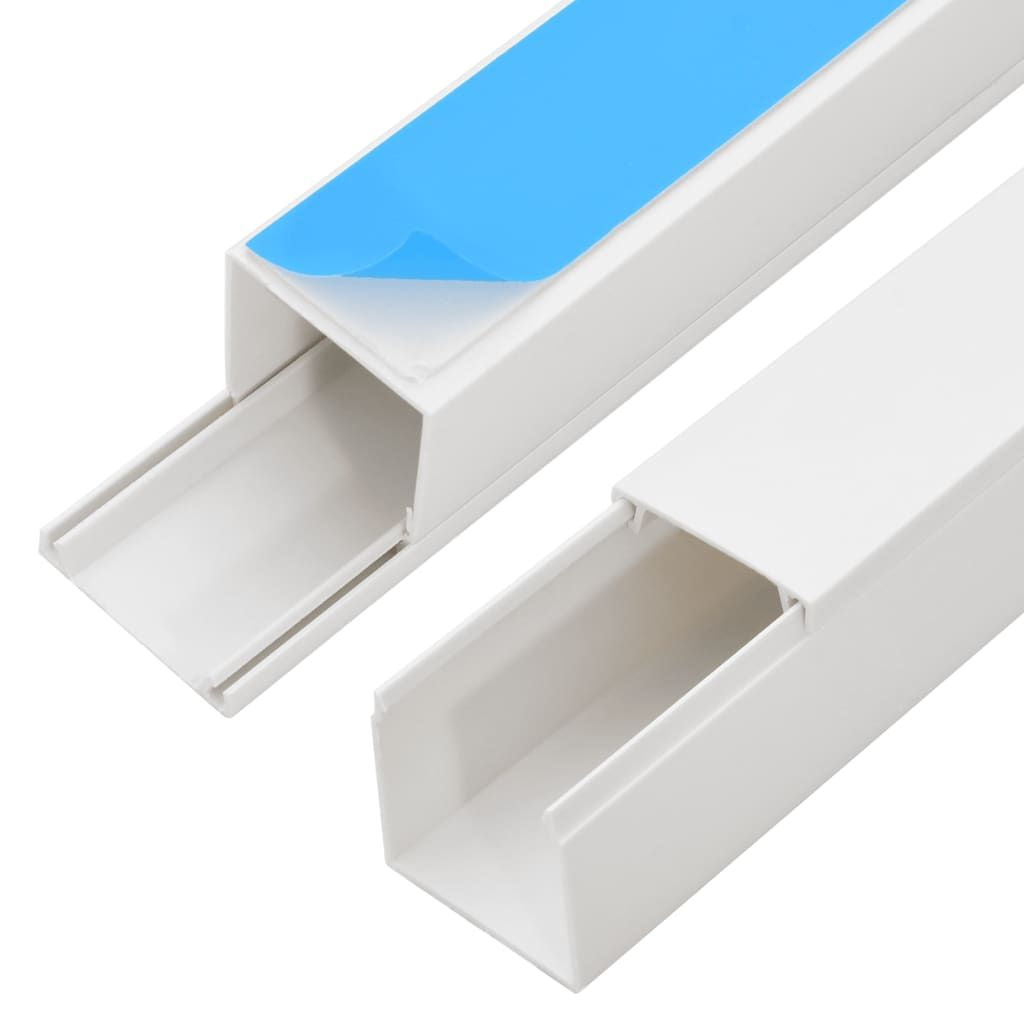 Kabel Trunking Self-Adhesive 1.2 "X0.6" 32.8 'PVC