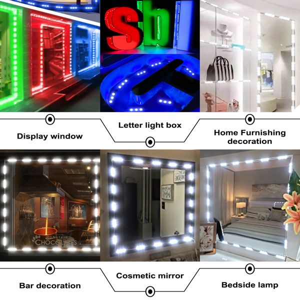 Αδιάβροχο 5050 smd rgb module module light store εμπρός παράθυρο γράμματα