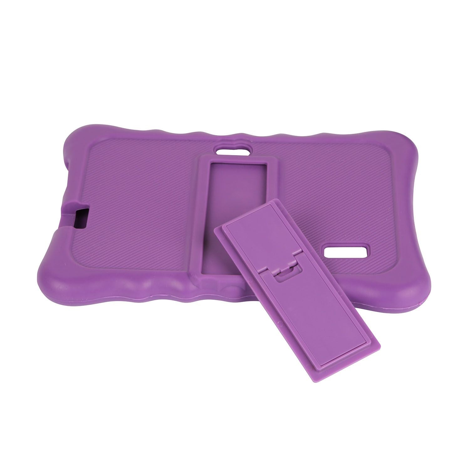 Shock-resistant Silicone Snap-on Case with Stand for 7' Tablets