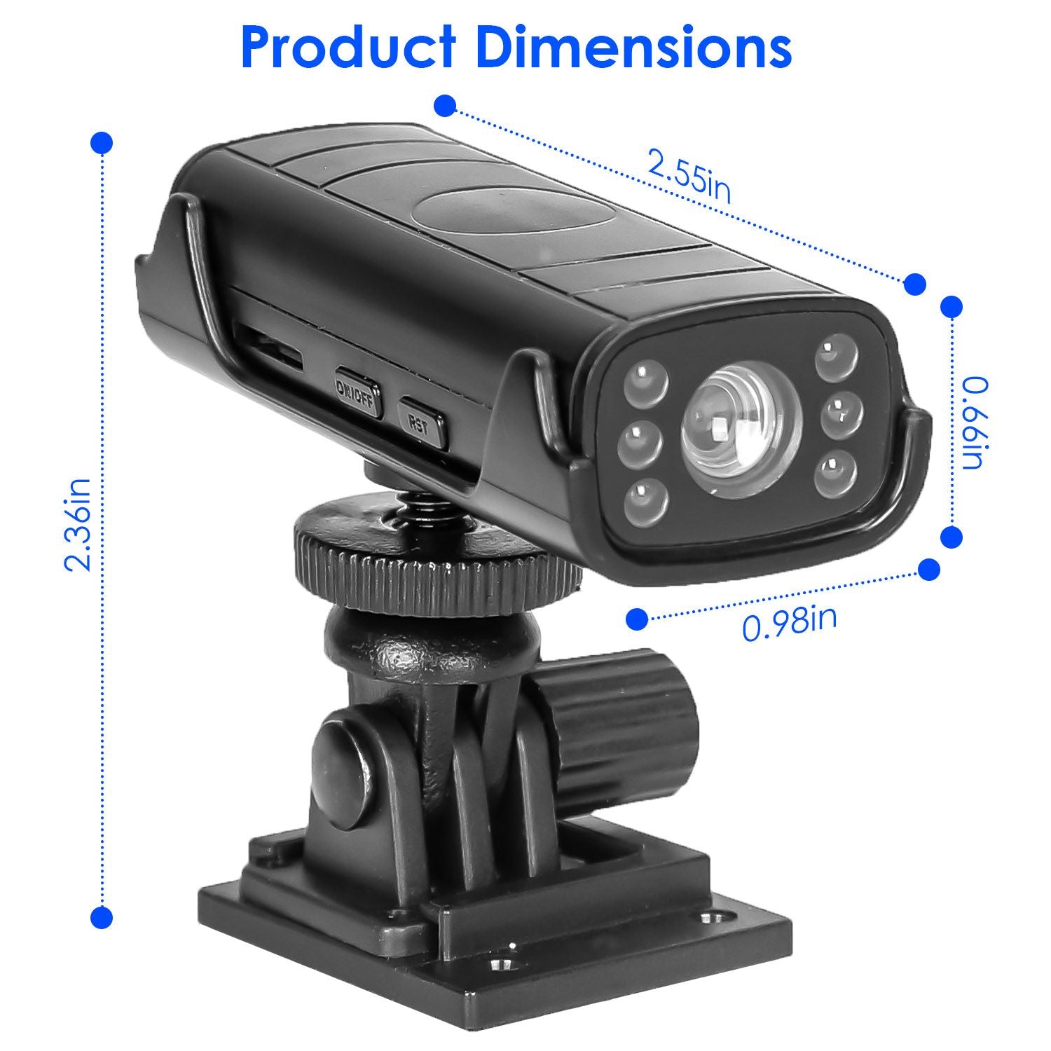 Telecamera wireless inversa guida inversa telecamera per il backup della telecamera ricaricabile con visione notturna di base adesiva flessibile per camion rimorchio per camper per auto