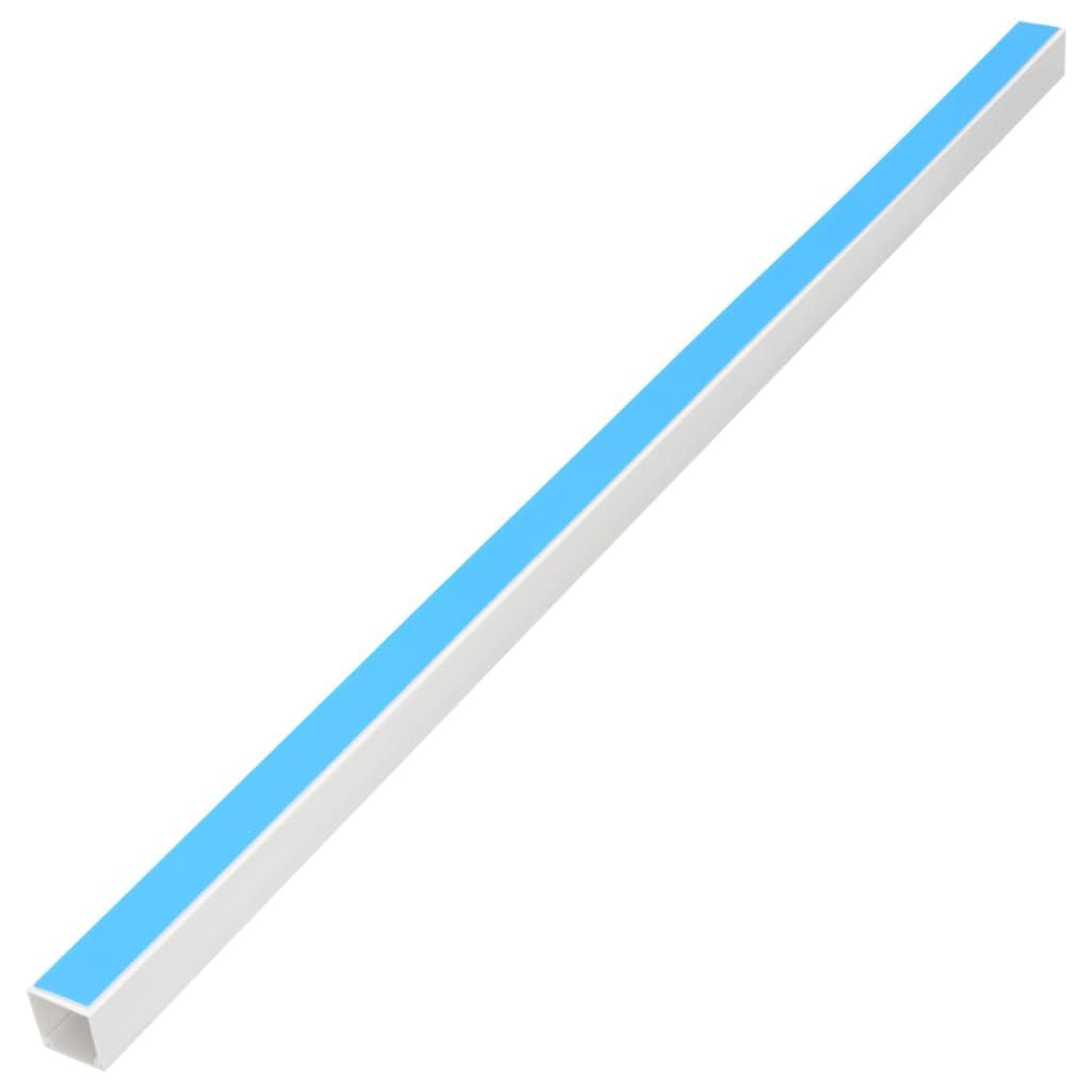 Cable Trunking Self-Adhesive 1.2"x0.6" 98.4' PVC