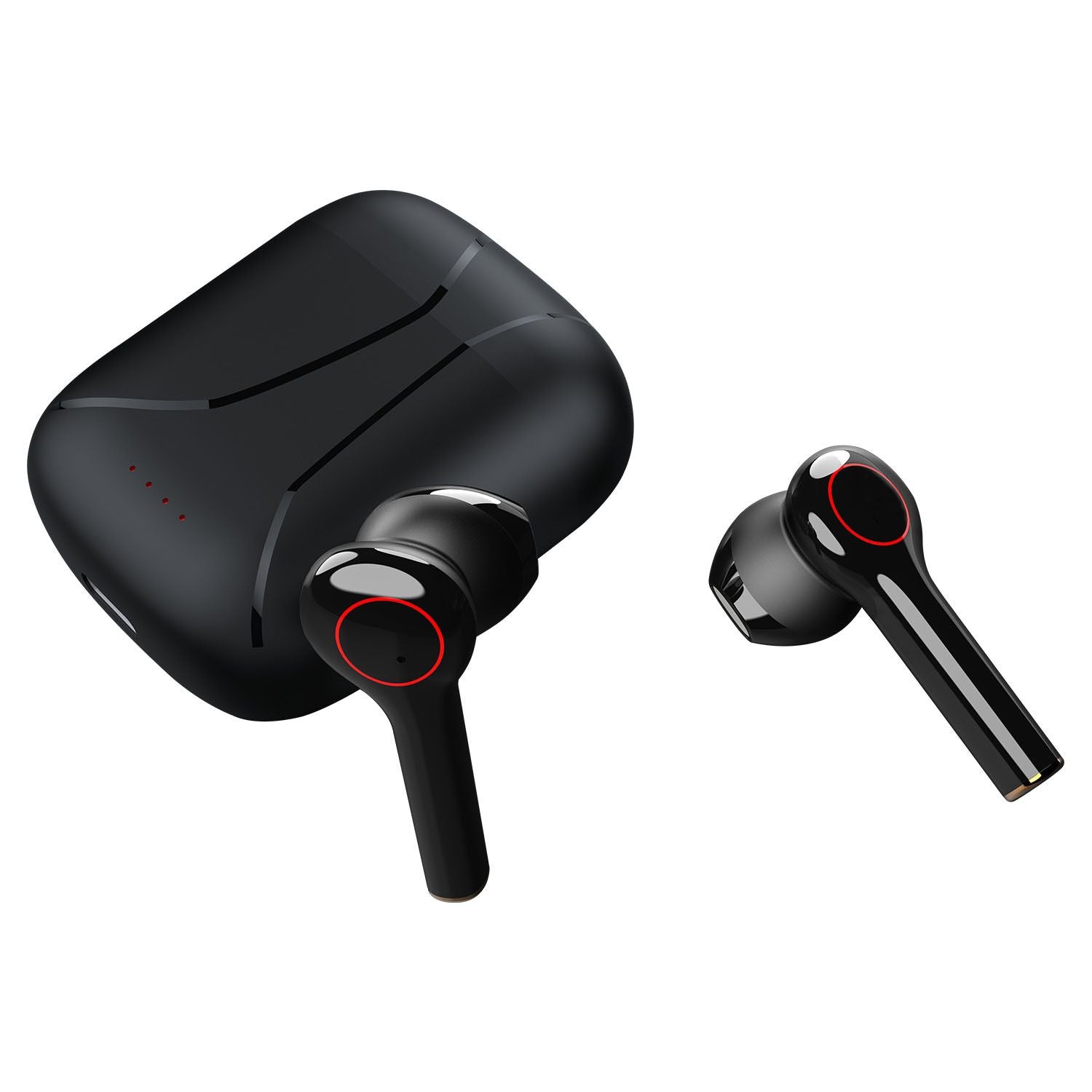 IPX5 वॉटरप्रूफ वायरलेस 5.0 TWS EARBUDS वायरलेस हेडसेट w/ mic