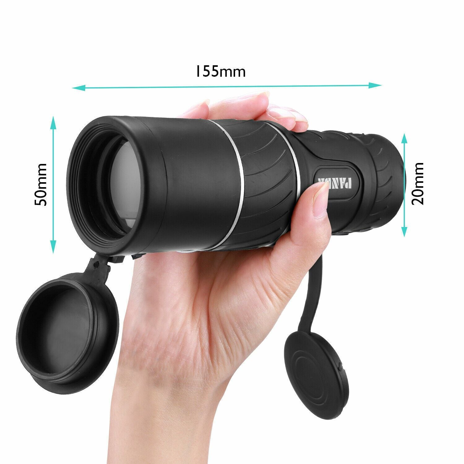 40x60 DIA VISÃO NOTIVA HD HD Optical Monocular Camping Camping Telescópio Vida à prova d'água, monocular anti-FOG Adequado para observar os animais da natureza