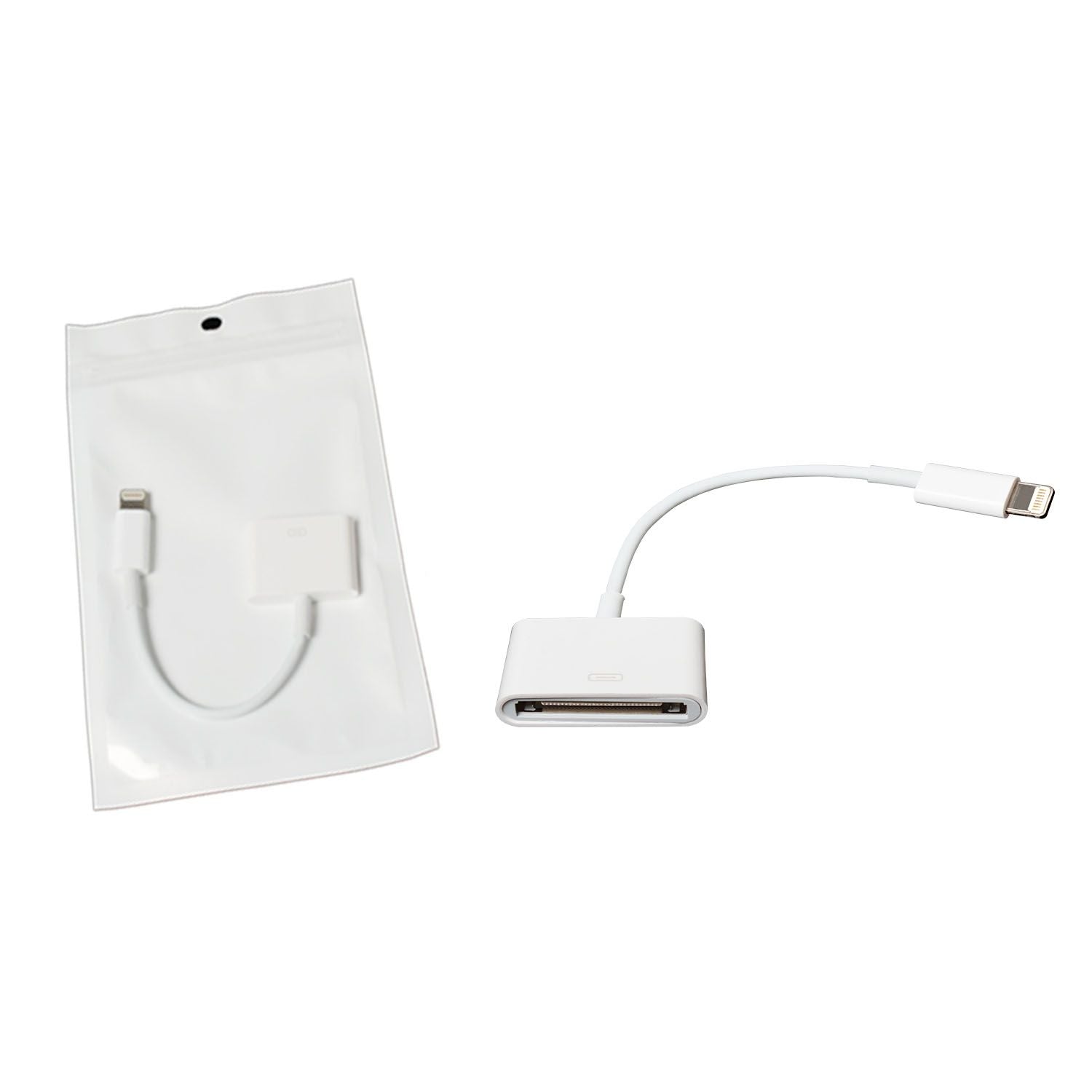 Adaptador de cabo de sincronização de sincronização de carga de 8 pinos a 30 pinos para iPhone 5 iPad mini ipod nano 7th