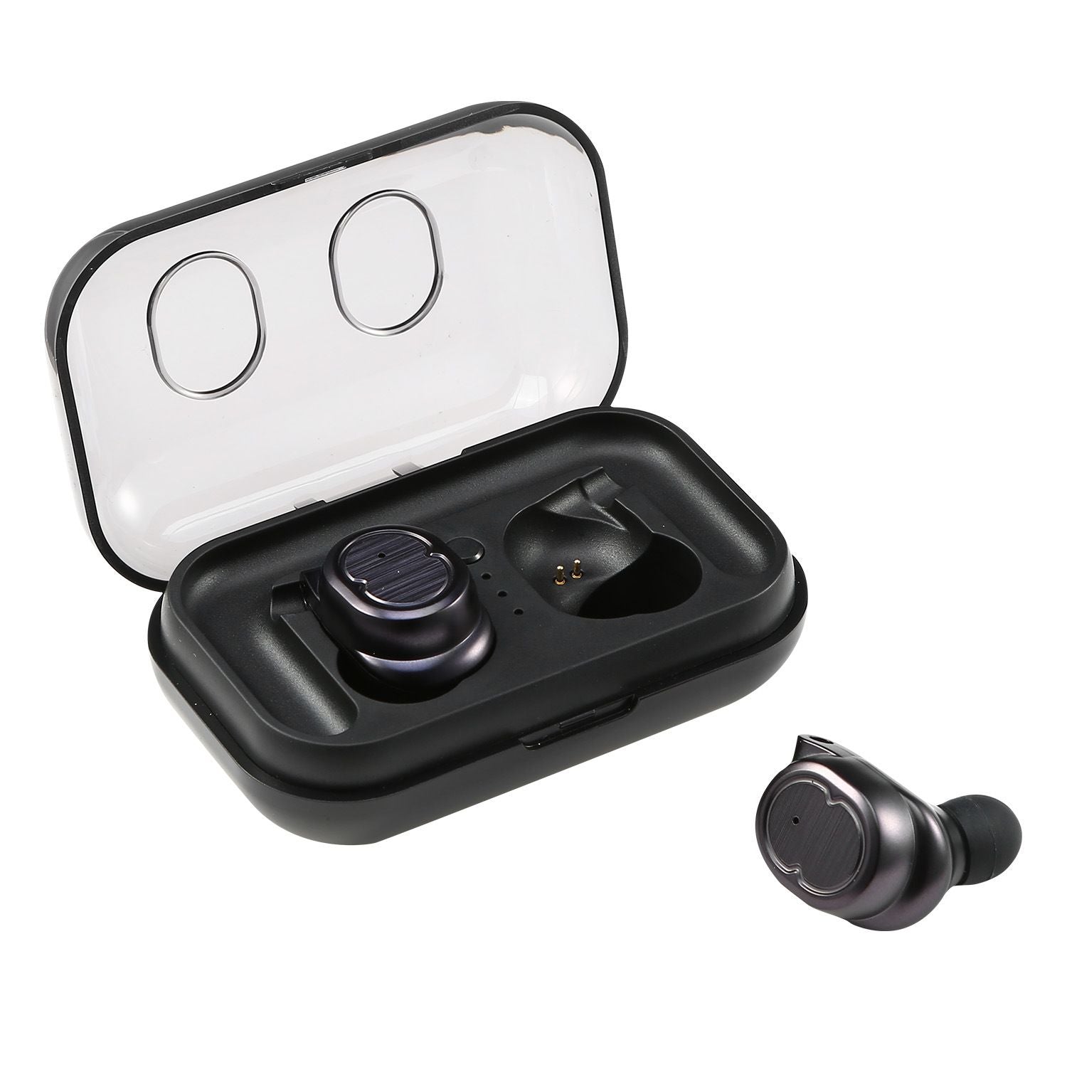 TWS Wireless 5.0 Earbuds IPX4 Touch In-Ear Earphone Earphone Membatalkan earpieces 32.8 FT Range Transmisi