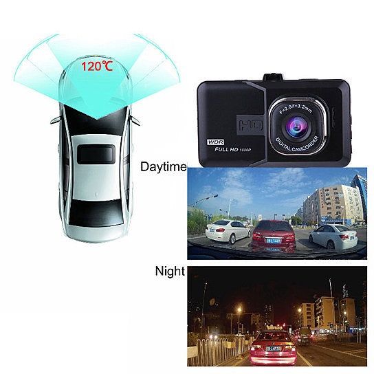 Black Box Dash Cam 1080p G-Sensor Looping Camera Mobil