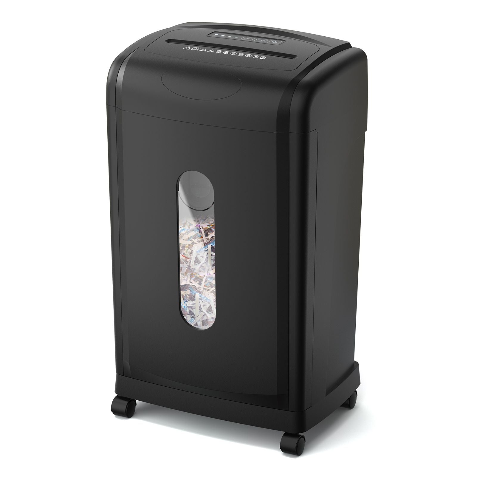 18 Blatt Cross Cut Paper Shredder, 7,93 Gallonen Hochleistungspapier/CD/Karte Ultra Quitet Shredder für Zuhause und Büro