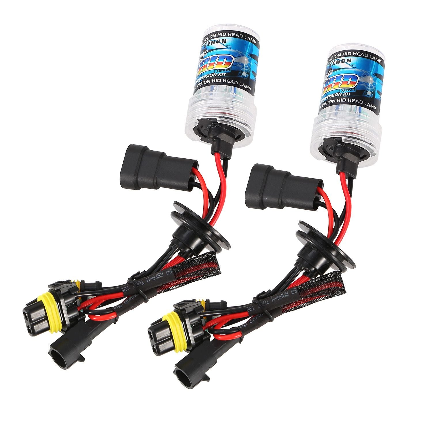 2PCS 9006 HB4 HID HID XENON Bolgáin Solais AC 35W 8000K 3500LM Headlas Headlas Light Light Low/High Beama Bolbáin Athsholáthair Bíoma